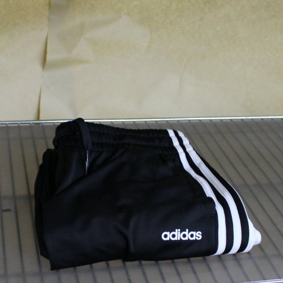 adidas Women's‎ Essentials 3-stripes Tricot Pant, Black/White, Medium - Picture 1 of 2